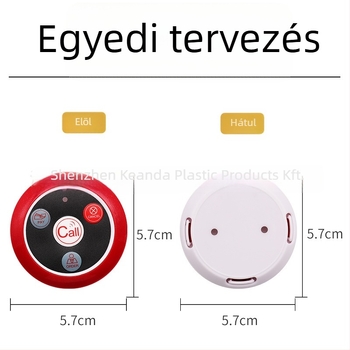 Recepciós pager elektronikus háza | természetes gumi | importálásra nem alkalmas