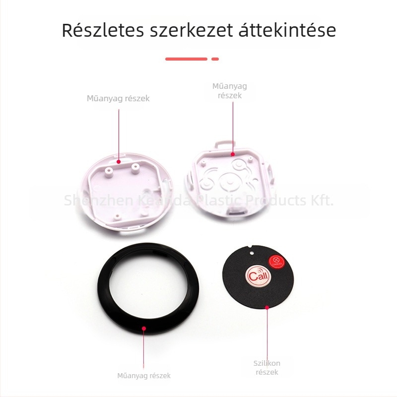 Recepciós pager elektronikus háza | természetes gumi | importálásra nem alkalmas