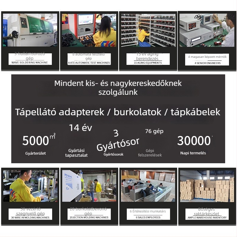 Asztali tápegység-ház | Chuangkesheng 7217 nagy nyílással, ABS+PC, adapterház