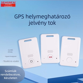 GPS nyomkövetéssel és veszteség elleni védelemmel ellátott intelligens elektronikus munkaazonosító tok, terepen dolgozók és diákok számára
