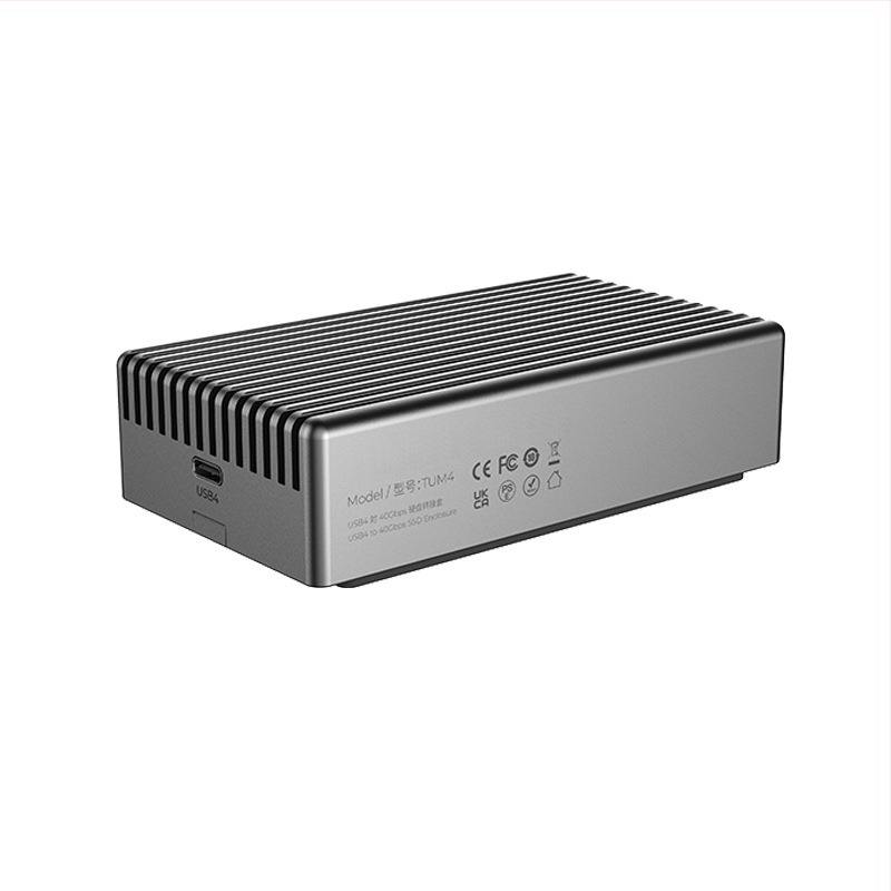 USB4 M.2 NVMe SSD tok Thunderbolt 4/3-kompatibilitással, alumínium ötvözet, 8TB, 40Gbps