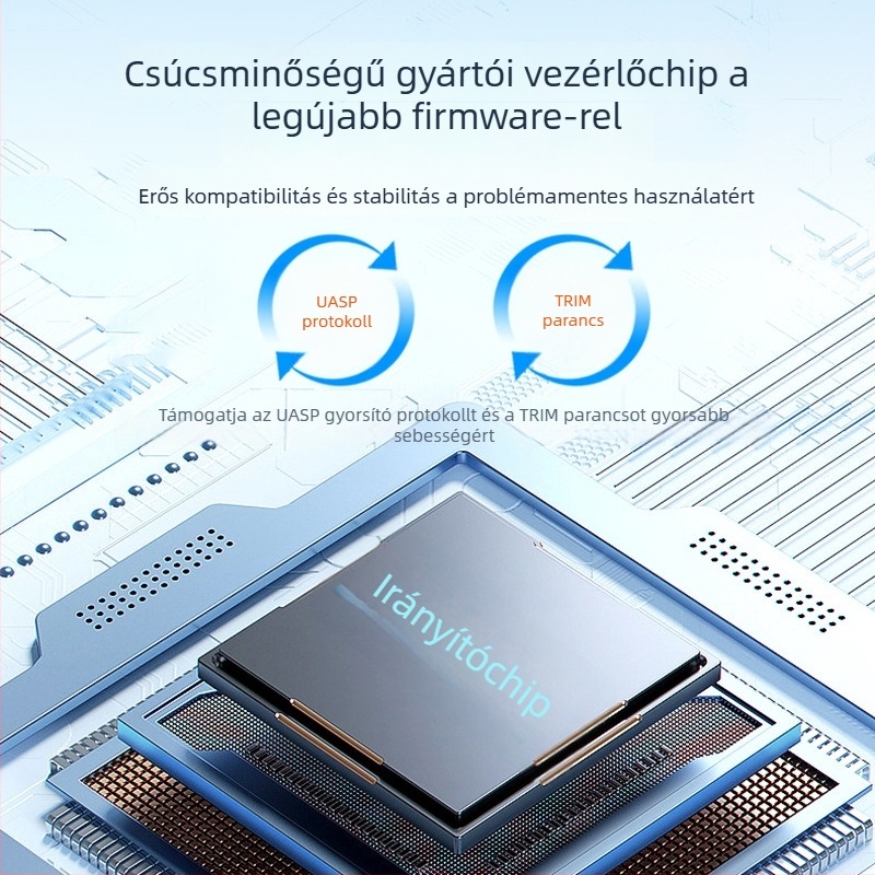 M.2 SSD külső ház NVMe/SATA kettős protokollal, USB 3.2 Type-C, alumíniumötvözet burkolat, akár 4 TB