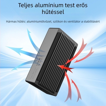 USB4 NVMe M.2 2280 külső ház, Thunderbolt 4/3, alumínium ötvözet, 8TB-ig, 40Gbps
