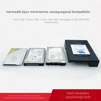 Toolfree Mra260e merevlemez-adapter doboz — rozsdamentes acél + műanyag — 2016-os megjelenés — 1 év garancia