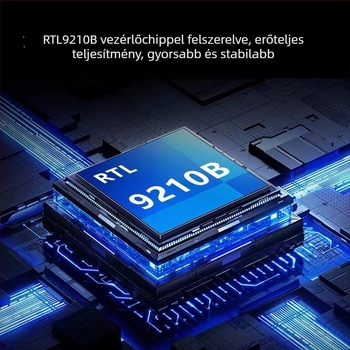 Zebra 007 M.2 NVMe SSD külső ház — USB Type-C, 10Gbps, akár 2TB-ig, kettős protokollú 9210b vezérlő