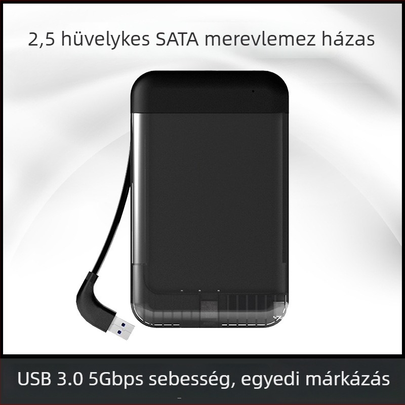 HD252-SU3 USB 3.0 Külső SATA tok, ABS környezetbarát műanyag, 10TB kapacitás, legfeljebb 5Gbps