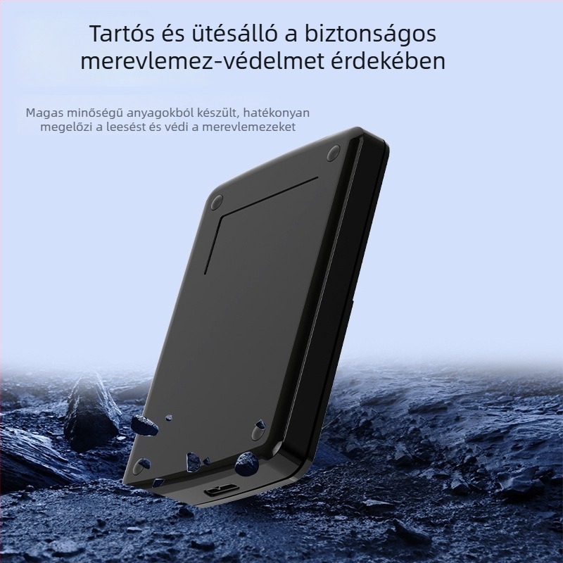 2,5 hüvelykes dupla rekesz USB 3.0 külső tok SATA meghajtókhoz (támogatja akár 6TB; USB 3.0 max 5Gbps; ABS műanyag)