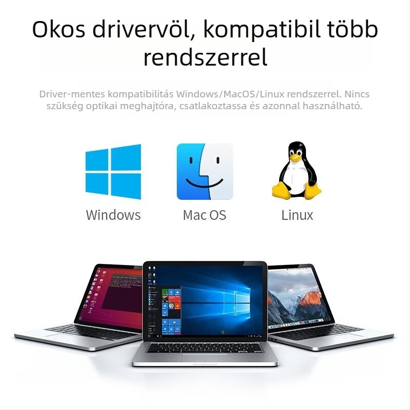 USB 3.0 4-portos hub CM219 – Nagy sebességű USB megosztó, busz táplált