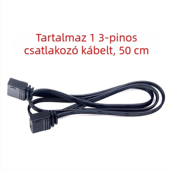 EZ Zeus EZ0726 RGB hub Aura, 5V 3-Pin RGB interfész, SATA táplálás, 11 portos elosztó