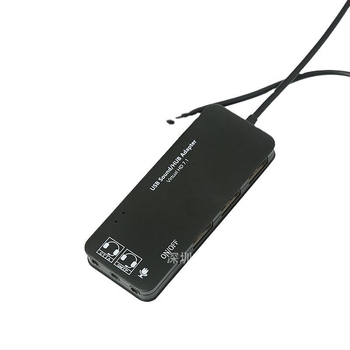 USB 2.0 hub beépített audio 2.0 és 7.1 hangkártya