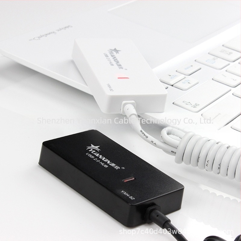 1,2 m USB 2.0 4-portos HUB számítógéphez, nagy sebességű bővítőkábel