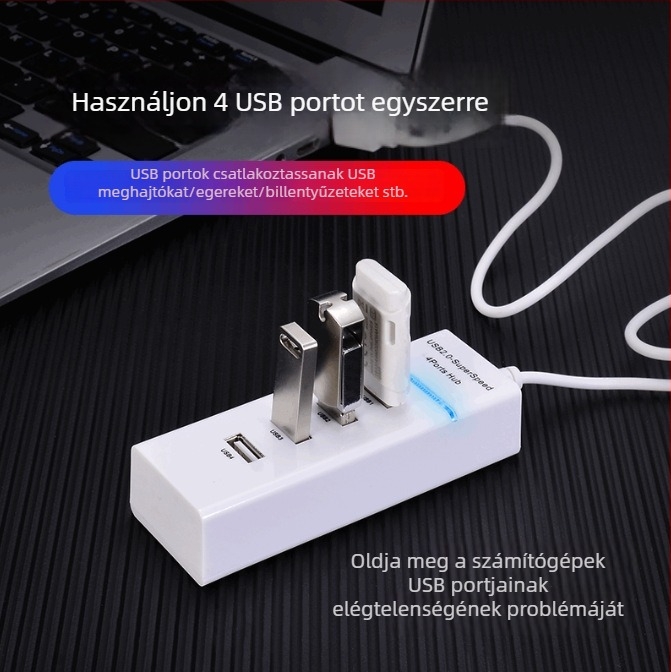 Cobolong USB 3.0 hub számítógéphez – USB bővítő, nagy sebességű billentyűzethez és egérhez