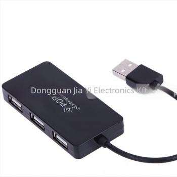 Ultra vékony USB 2.0 4-portos laptop hub, osztó, burkolat nélkül