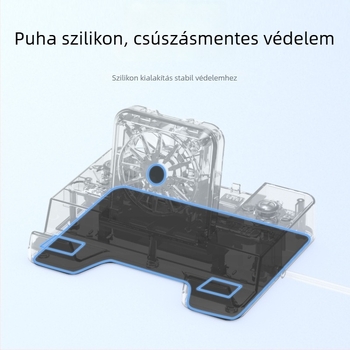 Steam Deck bővítő dokk HDMI-projekcióval, 1x4 bővítés, önálló ventilátoros hűtés, külső tápegység, OTG interfész