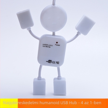 Emberformájú USB hub – aranyos mini, több interfessel, hordozható