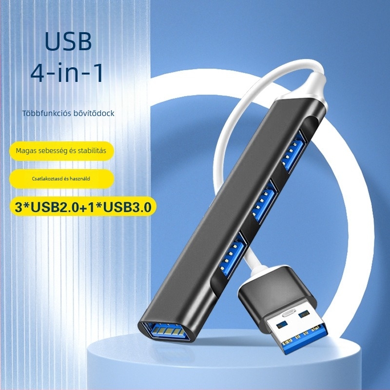 Kuxiang USB 3.0 4-portos hub – USB tápellátás nélkül