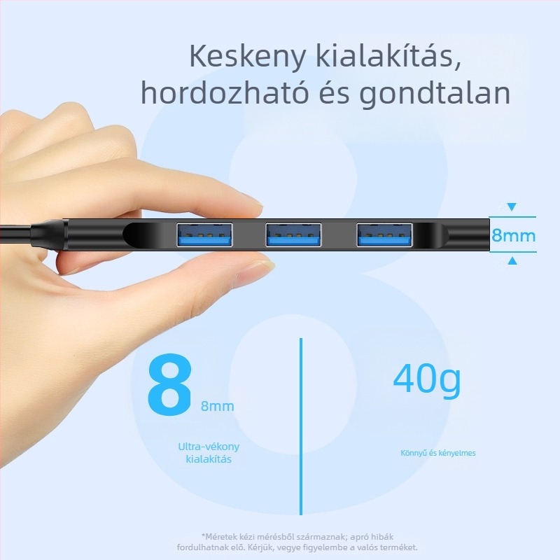 Kuxiang USB 3.0 4-portos hub – USB tápellátás nélkül