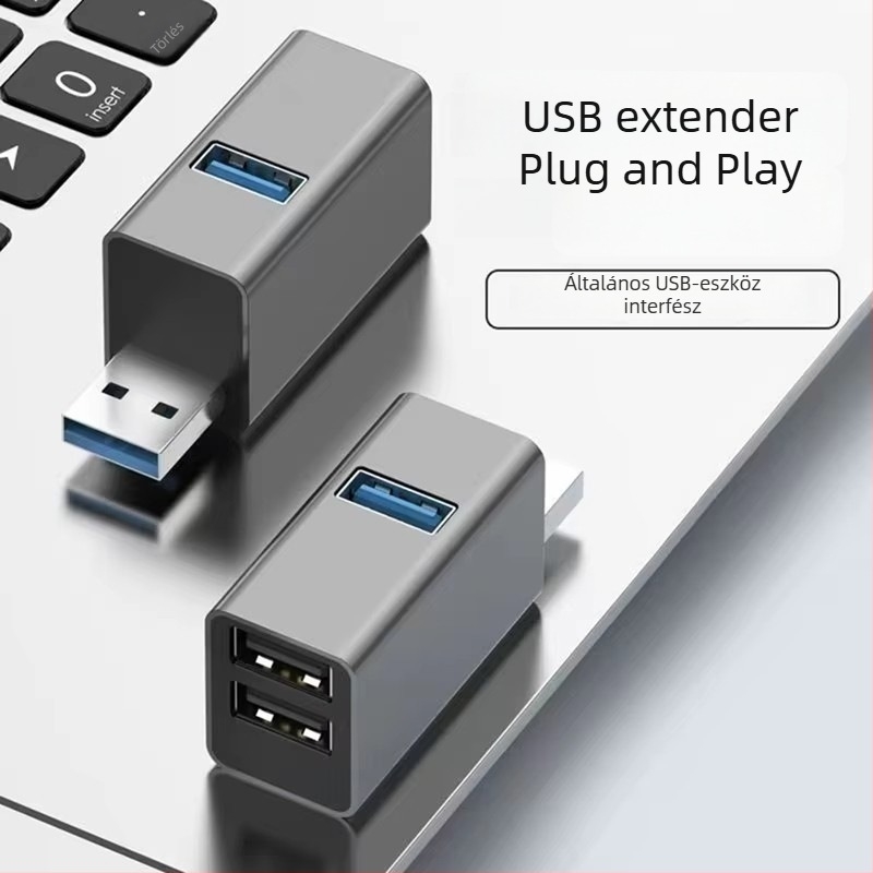 USB 3.0 hub 3 porttal, 5 Gbps, külső tápellátás nélkül