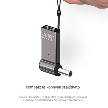 Type-C női DC adapter notebookhoz, 100W PD gyors töltés, L-alakú csatlakozó