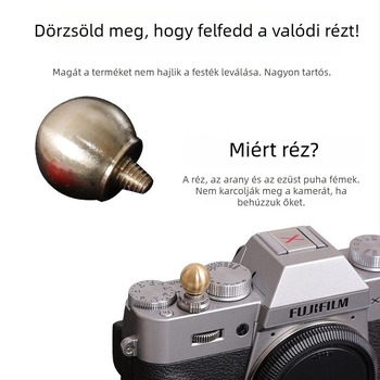 Gömb alakú zárkioldó gomb, tartozék Fujifilm kamerákhoz (Márka: Fujifilm; Modell: Fuji; Típus: Egyéb)