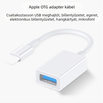 General Line Apple OTG adapter USB 3.0 adatkábel a USB-meghajtóhoz, okostelehoz és billentyűzethez