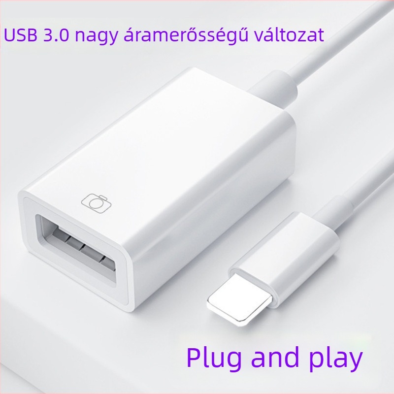 General Line Apple OTG adapter USB 3.0 adatkábel a USB-meghajtóhoz, okostelehoz és billentyűzethez