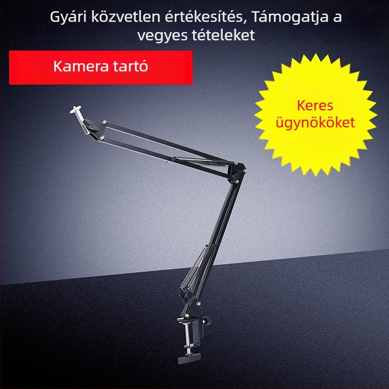 Kamera asztali tartó körkörös cantileverrel — univerzális tartó (Guanghong, Modell 35, AV kiegészítő)