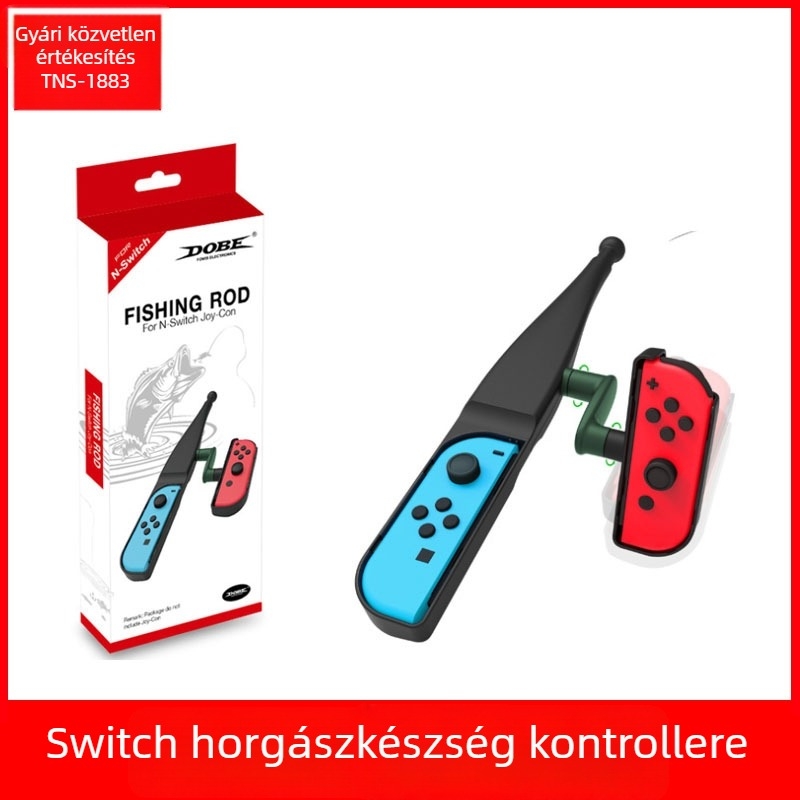 IPEGA TNS-1883 Switch Joy-Con horgászbot kontroller, ABS anyag, 148 g, Switch Joy-Con fogantyúhoz, 2021-ben piacra dobva