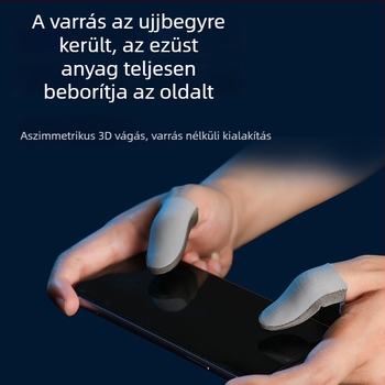 10 darab ultra vékony ujjvédő ujjakhoz játékokhoz, csúszásmentes és izzadás elleni, mobilos játékokhoz