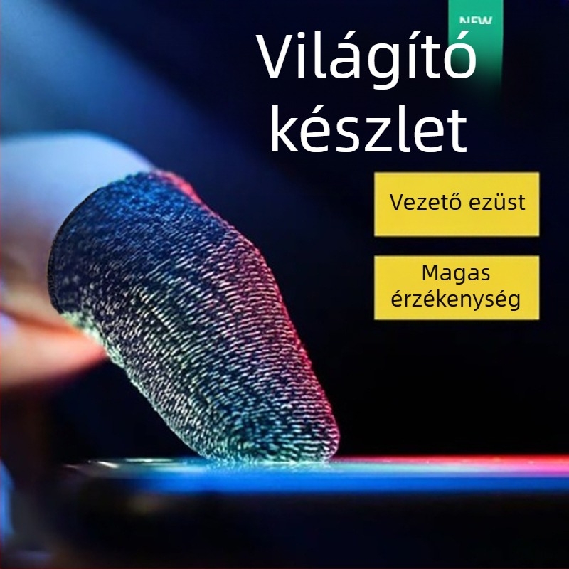 10 darab ultra vékony ujjvédő ujjakhoz játékokhoz, csúszásmentes és izzadás elleni, mobilos játékokhoz