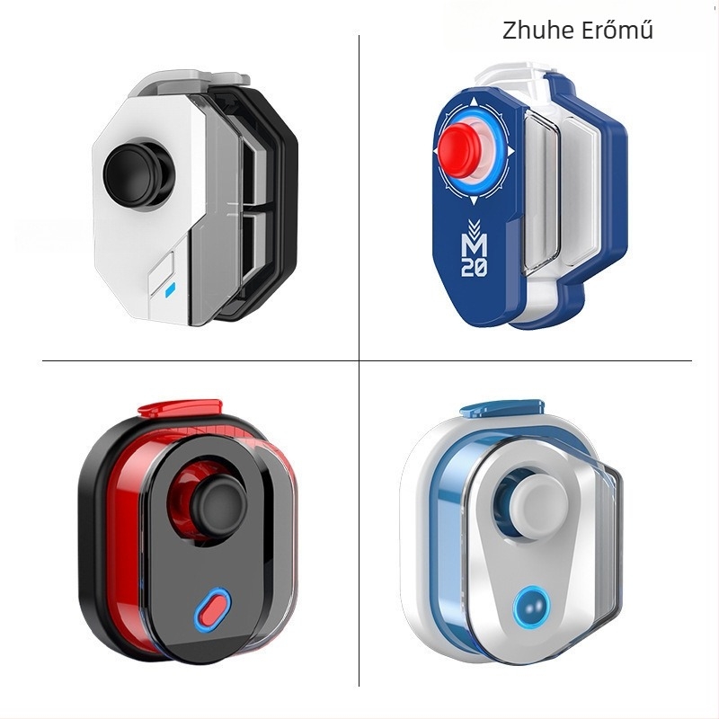 Mobil játékkontroller - modell H17/H18, Bluetooth és Type-C csatlakozás, anyag: műszaki műanyag + ötvözet, kompatibil iPhone és Android eszközökkel, joystick PUBG és Eternal Return játékokhoz