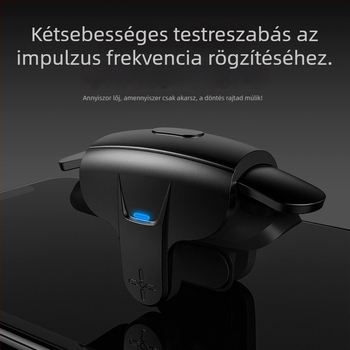 AK05 USB-s gaming joystick erővisszacsatolással, ABS és cinkötvözet ház, 60 g, csirkeevés gomb