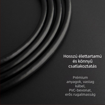HDMI–DVI kábel, kétirányú, számítógéphez/monitorhoz/projektorhoz; réz vezető, aranyozott csatlakozók, hossz 0,5–5 m