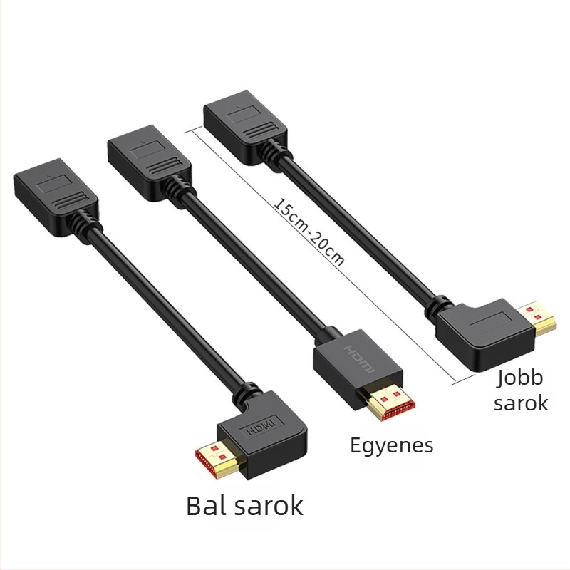 HDMI bővítő kábel, férfi–nő, 2.0, 4K támogatás, 0,5 m, televízióhoz, számítógéphez és laptophoz, 3D HD videó