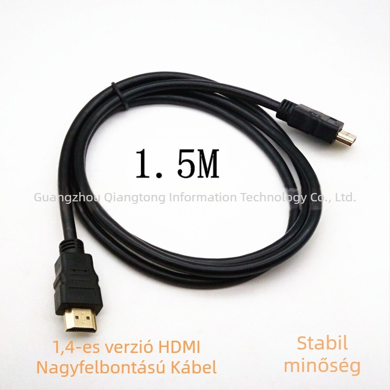 HDMI-kábel KL0140, 1,2 m, CCS vezető, HDMI interfész, kompatibilis set-top box-szal