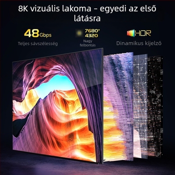 Det optikai HDMI-kábel, V2.1 verzió, 8K/60Hz, HDMI 2.1, PC-hez, projektorhoz és monitorhoz