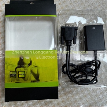 VGA–HDMI adapter, rézkábel, 0.15 m