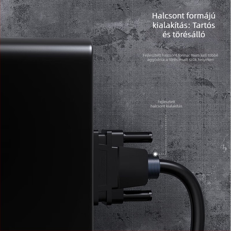 DVI-D férfi–férfi kábel, 24+1, aranyozott, oxigénmentes réz, adapter-konverziós kábel