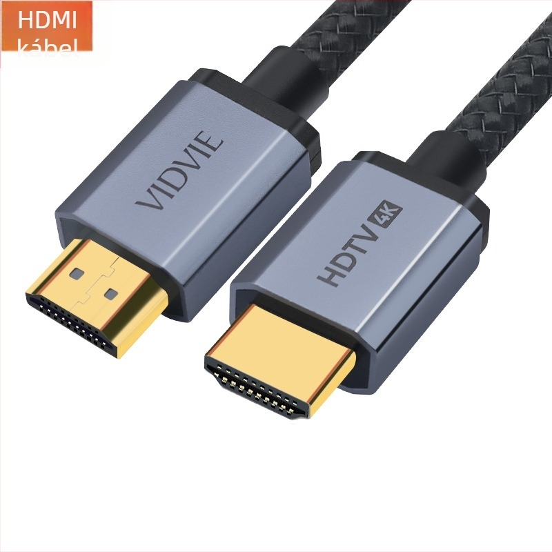HDMI-kábel, HDMI 2.0, 4K támogatás, réz vezető, nikkelt bevonatú csatlakozók, HDMI–HDMI