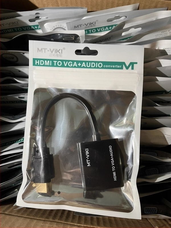 Maituo M02 HDMI–ről VGA-ra konverter, oxigénmentes réz vezeték, 17 cm
