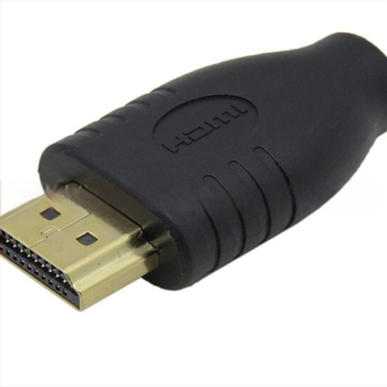 XZT HDMI A férfi → micro HDMI női adapter, réz vezeték, injekciós öntésű ház, HDMI-mikro interfész