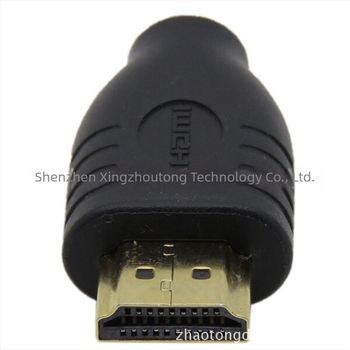 XZT HDMI A férfi → micro HDMI női adapter, réz vezeték, injekciós öntésű ház, HDMI-mikro interfész