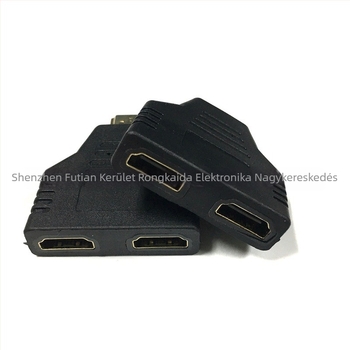 HDMI adapter: férfi - nő átalakító, HDMI kábel, modell FQ-015, 0.3 m hosszú