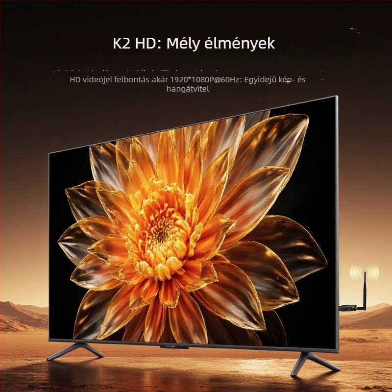 HDMI vezeték nélküli bővítő, 50 m hatótávolság, adó és vevő, 1080P, aranyozott csatlakozók
