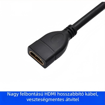 HDMI hosszabbító kábel 1.4, csatlakozó férfi–női, televízióhoz, számítógéphez és projektorhoz, 1080p