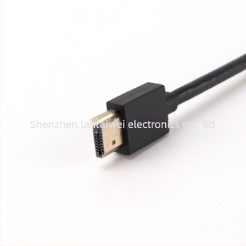 19+1 HDMI vékony kábel számítógéphez, TV-hez, set-top boxhoz és projektorhoz – verzió 2.0, 4K HDMI magas felbontású kábel