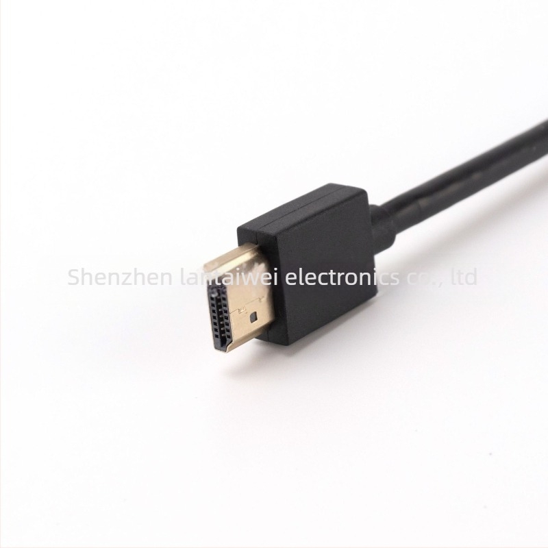 19+1 HDMI vékony kábel számítógéphez, TV-hez, set-top boxhoz és projektorhoz – verzió 2.0, 4K HDMI magas felbontású kábel