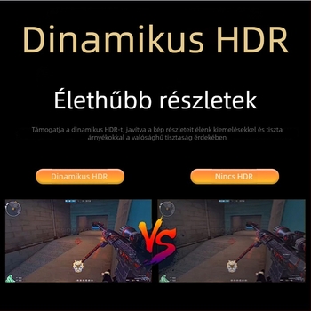 DP 2.1 DisplayPort kábel, 1 m, 16K/240 Hz, PC grafikus kártyákhoz és 8K kijelzőkhöz