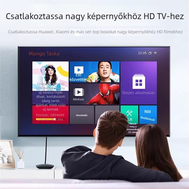 HDMI-kábel 4K 2.0, réz vezetőkkel és aranyozott csatlakozókkal, 2 m hosszú, PC/Projektor/TV/Monitor
