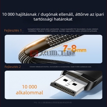 Hot-Blooded Craftsman HDMI adapterkábel, aranyozott alumíniumötvözetből, PC-hez